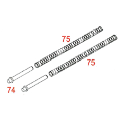 WE P38 recoil spring set