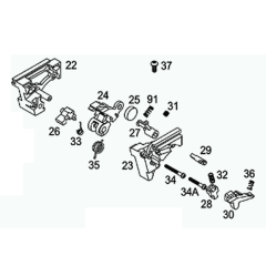 WE P99 complete hammer assembly