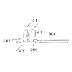 WE PDW dummy gas tube and gasblock set