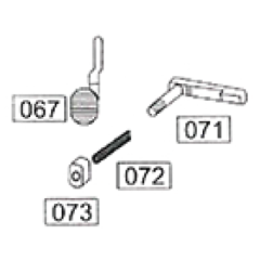 WE PDW Mag catch set