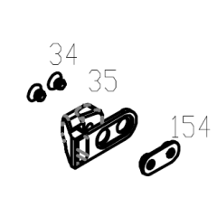 WE SCAR H V3 deflector and buttstock Lock set