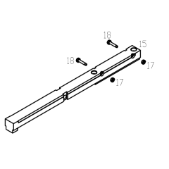 WE SCAR L V3 Charging Handle w/ Rollers
