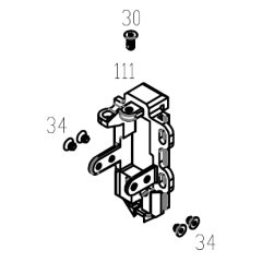 WE SCAR L V3 stock plate with screw