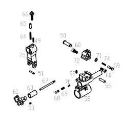WE SCAR V3 complete front sight set with gas block tool