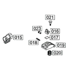 WE SMG-8 front sight and rear sight set