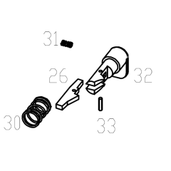 WE XM177 M16A1 V3 Forward Assist Set