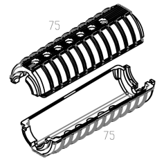 WE XM177 V3 handguard set
