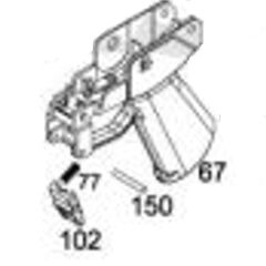 WE 999 GBBR series grip and mag catch set