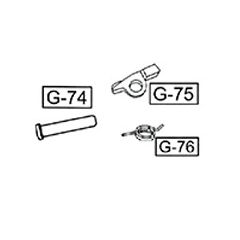 Auto sear set for WE G series 18,23,26,26C,35