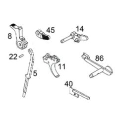 WE Browning hipower MK3 complete part set