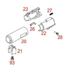 WE CP P38 complete Hop-up unit