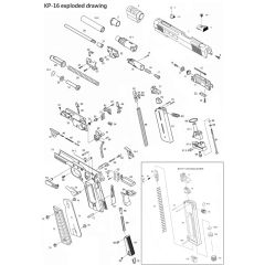 KJ KP-16 1911 #1-1 front sight