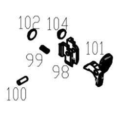 WE SCAR H V3 complete Bolt Catch Assembly