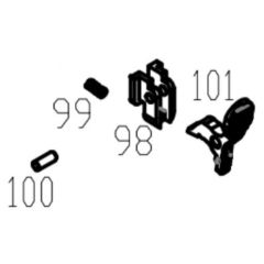 WE SCAR L V3 complete Bolt Catch Assembly