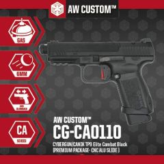 CYBERGUN CANIK TP9 ELITE COMBAT BK (CNC ALU Slide)