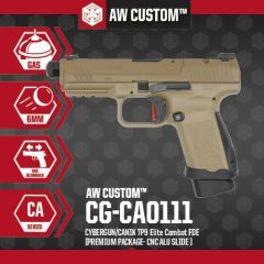 CYBERGUN CANIK TP9 ELITE COMBAT FDE (CNC ALU Slide)