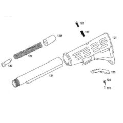 XM177 #121 #123 - 131 complete back stock
