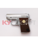 KY custom WE CT25 GBB pistol (Silver, JUNIOR 25 Marking)