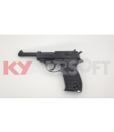 WE P38 Black Classic Pistol (Full marking, AC 42 )