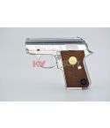 KY custom WE CT25 GBB Pistol (Silver, Horse marking)