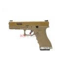 WE G17 T10 (TAN/SV/TAN) (2 magazines bundle)