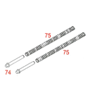 WE P38 recoil spring set